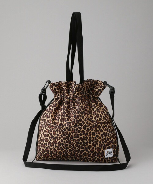 FREAK'S STORE（フリークスストア）の「【限定展開】Drifter/ドリフター　SQUEEZE SACK/スクイーズサック(ショルダーバッグ/巾着バッグ)（ショルダーバッグ・レディース・ブラック/その他9/レオパード/グリーン・ONE SIZE）」の13枚目の写真