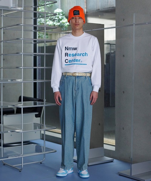 NEONSIGN(ネオンサイン)の「NEONSIGN/ネオンサイン/Nmw R.C.BOX Logo L/S Tee/ロンT(Tシャツ/カットソー・メンズ・ホワイト・46/48)」の5枚目の写真
