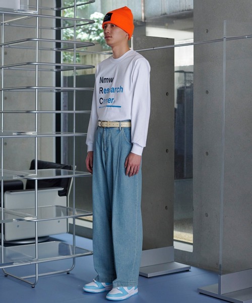 NEONSIGN(ネオンサイン)の「NEONSIGN/ネオンサイン/Nmw R.C.BOX Logo L/S Tee/ロンT(Tシャツ/カットソー・メンズ・ホワイト・46/48)」の6枚目の写真