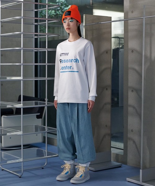 NEONSIGN(ネオンサイン)の「NEONSIGN/ネオンサイン/Nmw R.C.BOX Logo L/S Tee/ロンT(Tシャツ/カットソー・メンズ・ホワイト・46/48)」の7枚目の写真
