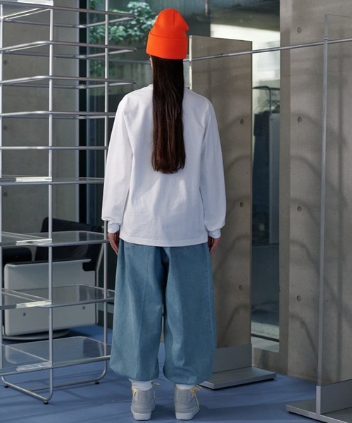 NEONSIGN(ネオンサイン)の「NEONSIGN/ネオンサイン/Nmw R.C.BOX Logo L/S Tee/ロンT(Tシャツ/カットソー・メンズ・ホワイト・46/48)」の8枚目の写真