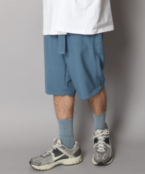 パンツ everyone shorts セール】[ 低身長向けサイズ ] センターシームショートパンツ