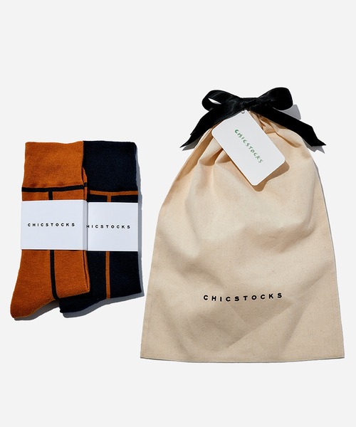 CHICSTOCKS（シックストックス）の「2足ギフトセット 巾着入り