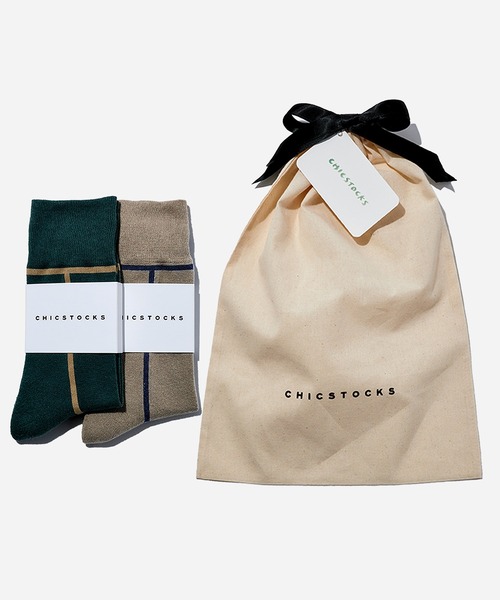 今*た様 ルブタン 2足セット 6/16に購入したばかり CHICSTOCKS（シックストックス）の「2足ギフトセット 巾着入り