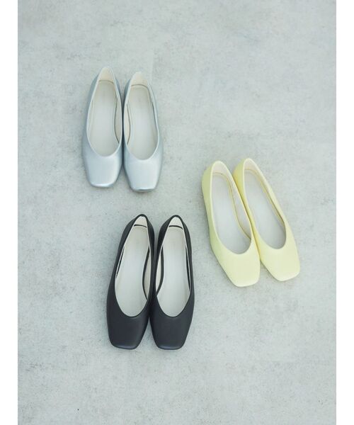 AMERICAN HOLIC（アメリカンホリック）の「フラットシューズ（パンプス・レディース・シルバー/ブラック/ライトイエロー・M/S/L）」の15枚目の写真