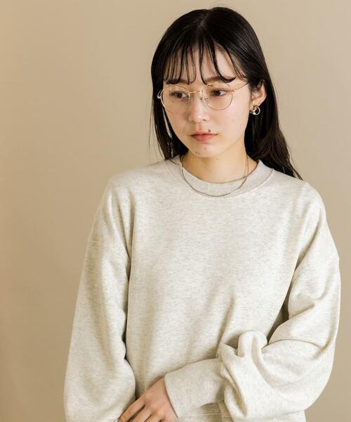 SMELLY（スメリー）の「スリムメタルダテメガネ（メガネ・レディース・シルバー/ゴールド・-）」の5枚目の写真