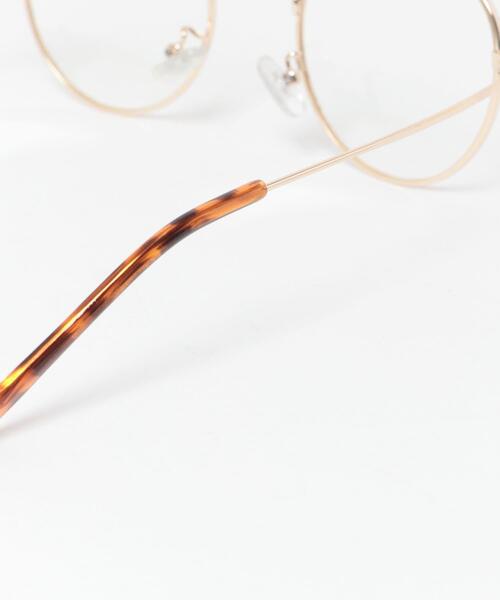 SMELLY（スメリー）の「スリムメタルダテメガネ（メガネ・レディース・シルバー/ゴールド・-）」の7枚目の写真