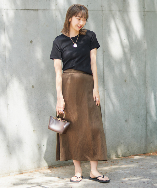 plage（プラージュ）の「Satin フレアスカート（スカート）」 - WEAR