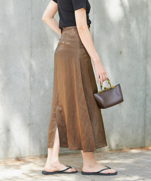 plage（プラージュ）の「Satin フレアスカート（スカート）」 - WEAR