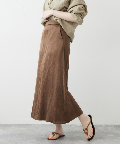 plage（プラージュ）の「Satin フレアスカート（スカート）」 - WEAR