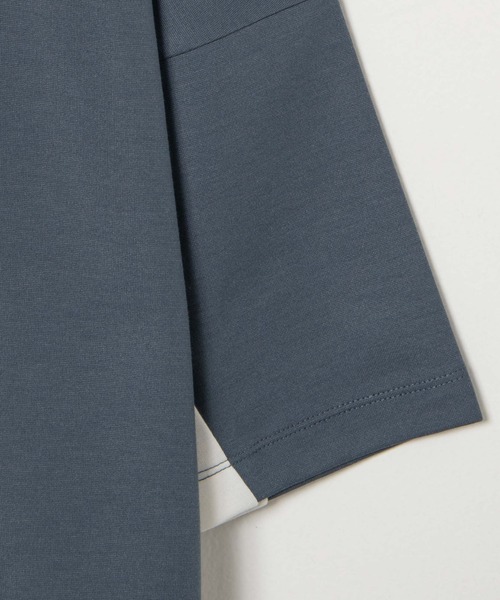 LUCY(ルーシー)の「LUCY/ドルマンポンチ ハーフジップ半袖T(Tシャツ/カットソー・メンズ・ブルー/ホワイト・MEDIUM/LARGE)」の19枚目の写真