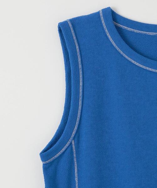 CITEN（シテン）の「＜CITEN＞ステッチデザイン ノースリーブ ワンピース（ワンピース・レディース・コバルトブルー/ダークブラウン/ブラック・FREE）」の7枚目の写真