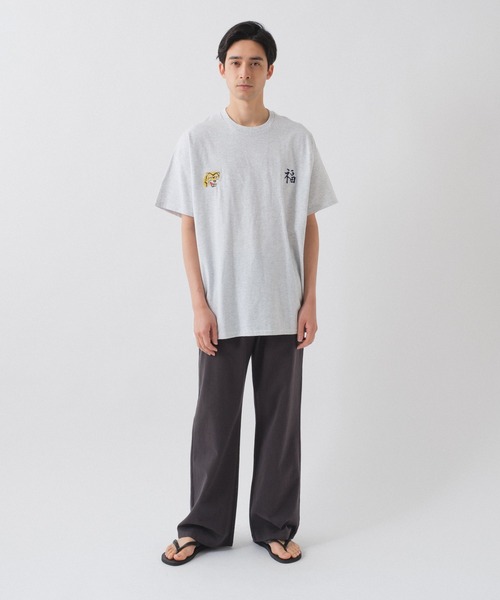 WHIMSIC（ウィムジック）の「【UNISEX】スーベニアショートスリーブTEE（Tシャツ/カットソー・メンズ・パープル/ホワイト/ライトグレー/ブラック/ブルー・FREE）」の8枚目の写真