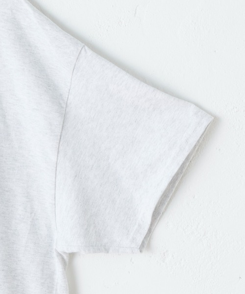 WHIMSIC（ウィムジック）の「【UNISEX】スーベニアショートスリーブTEE（Tシャツ/カットソー・メンズ・パープル/ホワイト/ライトグレー/ブラック/ブルー・FREE）」の9枚目の写真