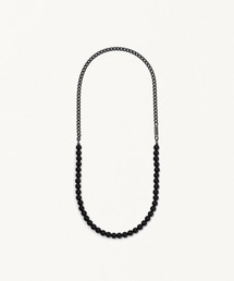 FORSOMEONE(tH[T)FORSOMEONE ONYX NECKLACE BLACK(lbNX)