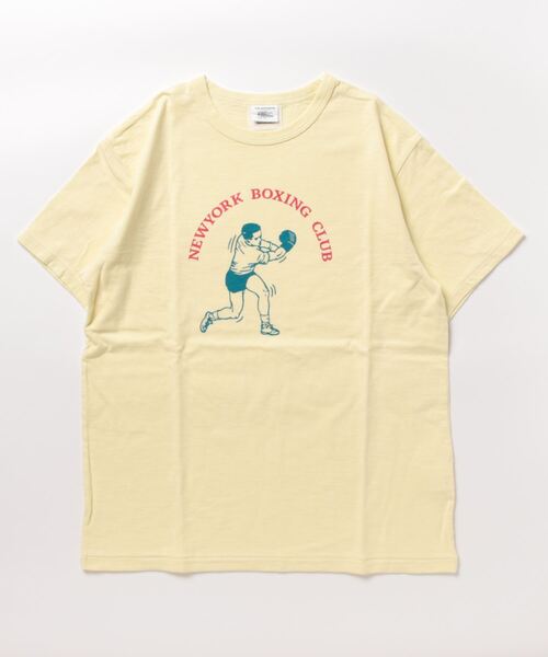 THE SHINZONE(ザ シンゾーン)の「BOXING PRINT TEE(Tシャツ/カットソー・レディース・ホワイト/グリーン/イエロー・FREE)」の5枚目の写真