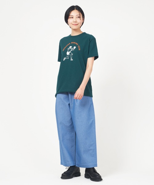 THE SHINZONE(ザ シンゾーン)の「BOXING PRINT TEE(Tシャツ/カットソー・レディース・ホワイト/グリーン/イエロー・FREE)」の12枚目の写真