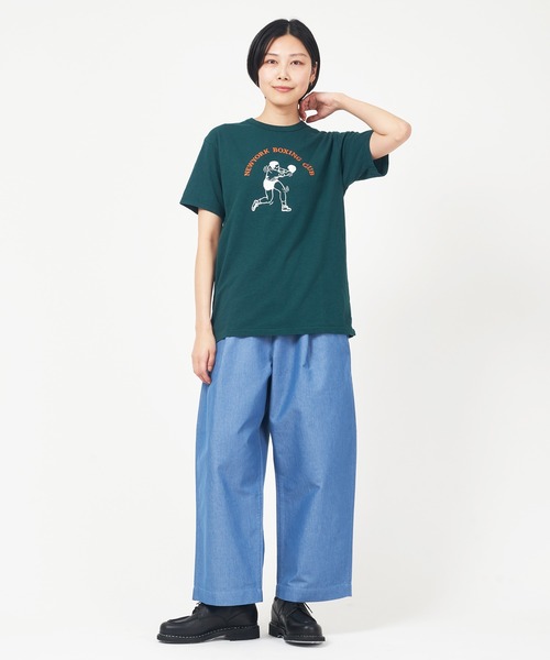 THE SHINZONE(ザ シンゾーン)の「BOXING PRINT TEE(Tシャツ/カットソー・レディース・ホワイト/グリーン/イエロー・FREE)」の14枚目の写真