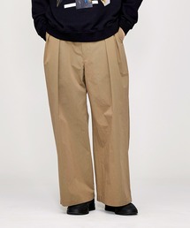 Iroquois | IROQUOIS イロコイ / HIGH COUNT RUBBER CLOTH WIDE CHINOS ハイカウントラバークロスワイドチノパンツ / 477201(チノパンツ)