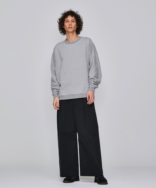 Iroquois（イロコイ）の「IROQUOIS イロコイ / HIGH COUNT RUBBER CLOTH WIDE CHINOS ハイカウントラバークロスワイドチノパンツ / 477201（チノパンツ・メンズ・モカ/ブラック・1/2/3）」の13枚目の写真