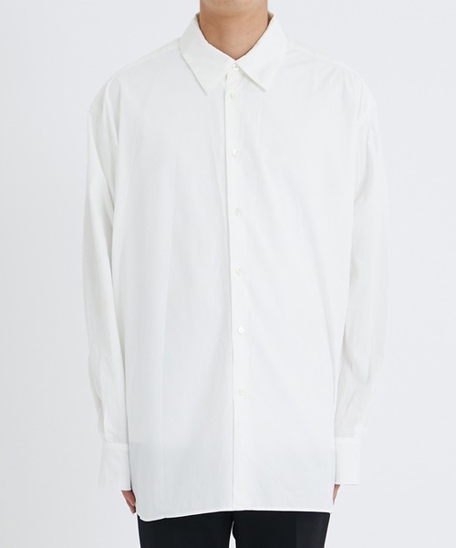 LES SIX / レシス】Oversize Cotton Dress Shirt（シャツ/ブラウス