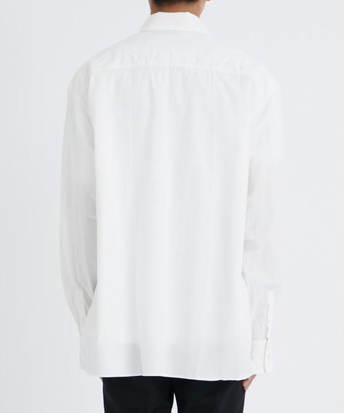 LES SIX / レシス】Oversize Cotton Dress Shirt（シャツ