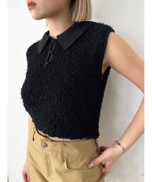 EMODA | フリンジヤーンタンクトップ(ニット/セーター)