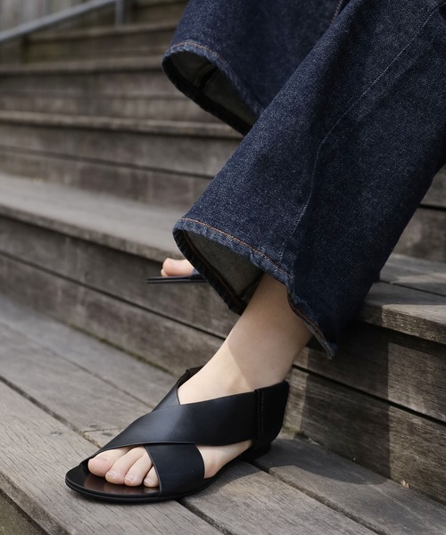 ROOPTOKYO（ループトウキョウ）の「LAOCOONTE/ラオコンテ DINA Tuscany フラット サンダル（サンダル・レディース・ブラック・37/38/36）」の10枚目の写真