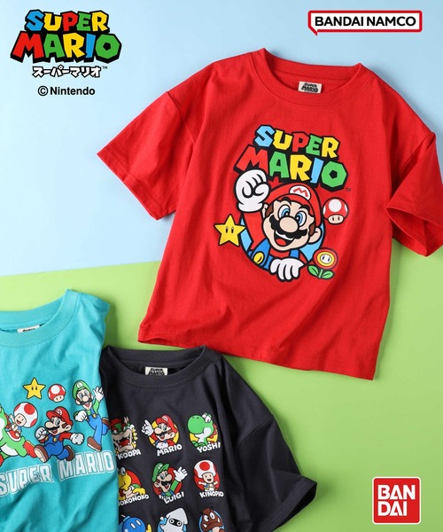 Right-on（ライトオン）の「【キャラクター】マリオＴシャツ（Tシャツ/カットソー・キッズ・レッド/ブラック/ブルー・120/130/140/105）」の3枚目の写真