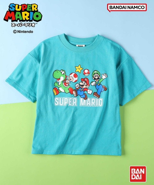 Right-on（ライトオン）の「【キャラクター】マリオＴシャツ（Tシャツ/カットソー・キッズ・レッド/ブラック/ブルー・120/130/140/105）」の2枚目の写真