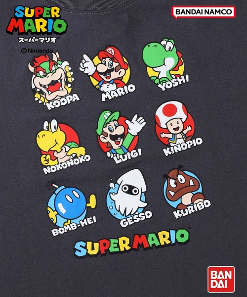 Right-on（ライトオン）の「【キャラクター】マリオＴシャツ（Tシャツ/カットソー・キッズ・レッド/ブラック/ブルー・120/130/140/105）」の10枚目の写真