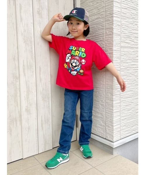 Right-on（ライトオン）の「【キャラクター】マリオＴシャツ（Tシャツ/カットソー・キッズ・レッド/ブラック/ブルー・120/130/140/105）」の16枚目の写真