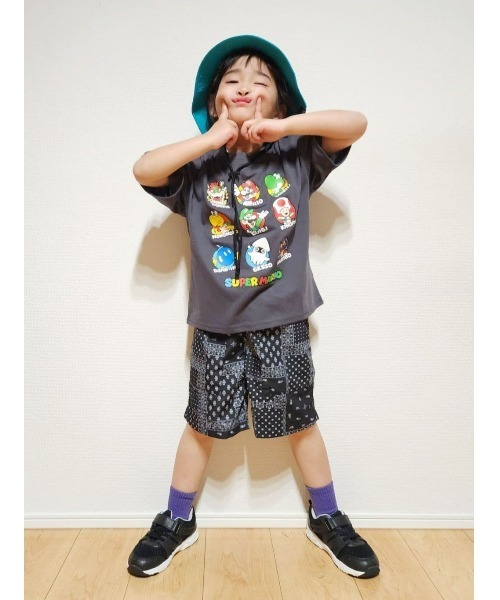 Right-on（ライトオン）の「【キャラクター】マリオＴシャツ（Tシャツ/カットソー・キッズ・レッド/ブラック/ブルー・120/130/140/105）」の21枚目の写真