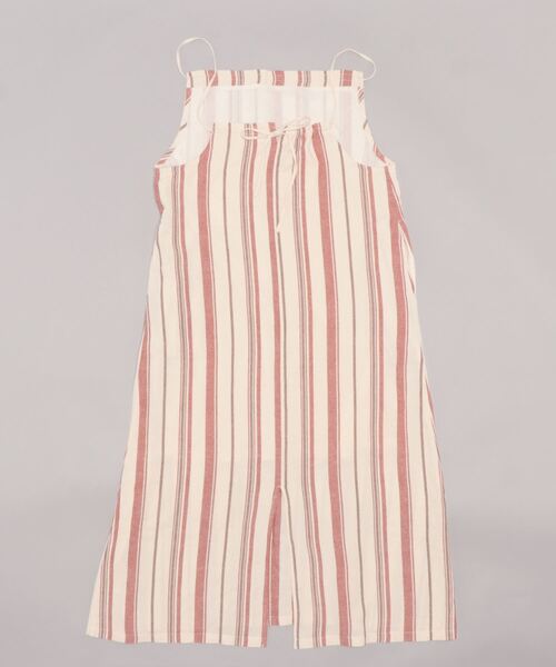 LOWRYS FARM（ローリーズファーム）の「マルチストライプワンピース　 704164（ワンピース・レディース・ブラウン/アイボリー・FREE）」の3枚目の写真