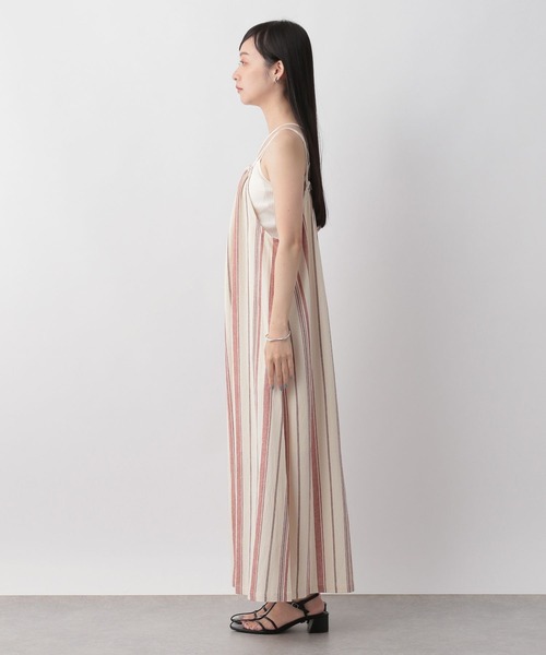 LOWRYS FARM（ローリーズファーム）の「マルチストライプワンピース　 704164（ワンピース・レディース・ブラウン/アイボリー・FREE）」の11枚目の写真