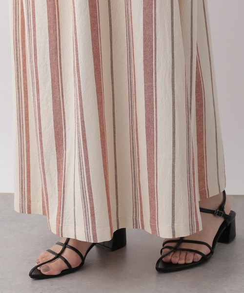 LOWRYS FARM（ローリーズファーム）の「マルチストライプワンピース　 704164（ワンピース・レディース・ブラウン/アイボリー・FREE）」の17枚目の写真