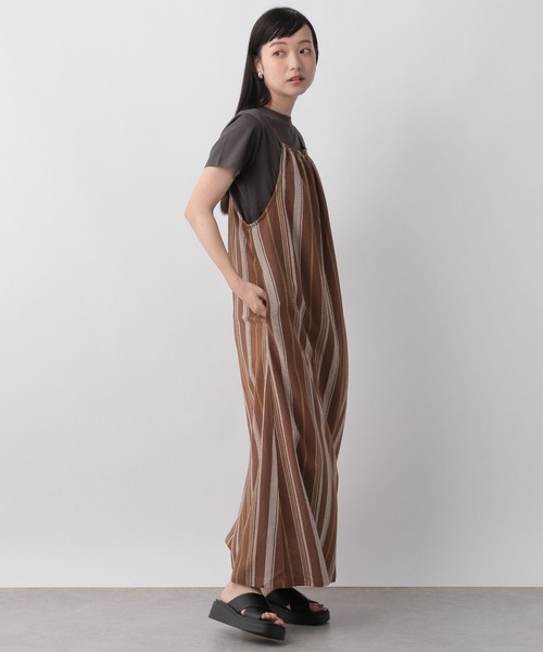 LOWRYS FARM（ローリーズファーム）の「マルチストライプワンピース　 704164（ワンピース・レディース・ブラウン/アイボリー・FREE）」の20枚目の写真