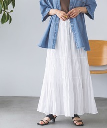 LEPSIM | クリンクルティアードスカート　178133(スカート)