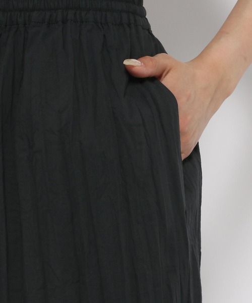 LEPSIM（レプシィム）の「クリンクルティアードスカート　178133（スカート・レディース・グリーン/オフホワイト/ブラック・FREE）」の11枚目の写真