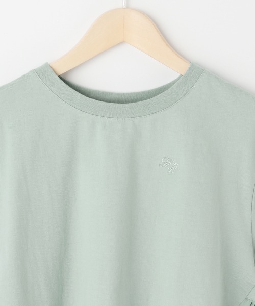 mezzo piano Junior（メゾピアノジュニア）の「【抗菌・消臭】バックギャザーフリルTシャツ（Tシャツ/カットソー・キッズ・エメラルド/ライトピンク/プラム・S/L/M）」の11枚目の写真
