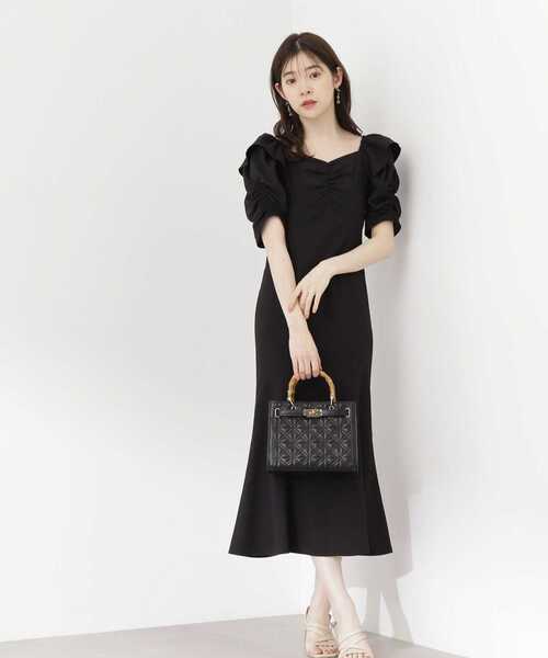 プロポーションボディードレッシング　ブラックロングワンピース プロポーションボディドレッシング PROPORTION BODY DRESSING