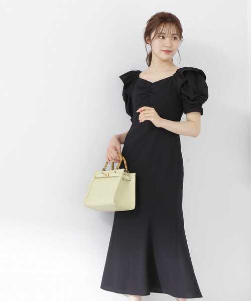 PROPORTION BODY DRESSING(プロポーションボディドレッシング)の「バッククロスマーメイドワンピース / 1213140904(ワンピース・レディース・ブラック/ピンク/ブルー・SMALL/MEDIUM)」の13枚目の写真