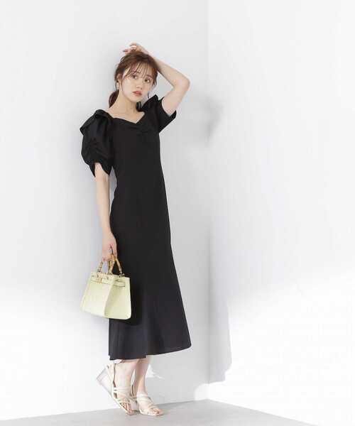 PROPORTION BODY DRESSING(プロポーションボディドレッシング)の「バッククロスマーメイドワンピース / 1213140904(ワンピース・レディース・ブラック/ピンク/ブルー・SMALL/MEDIUM)」の14枚目の写真