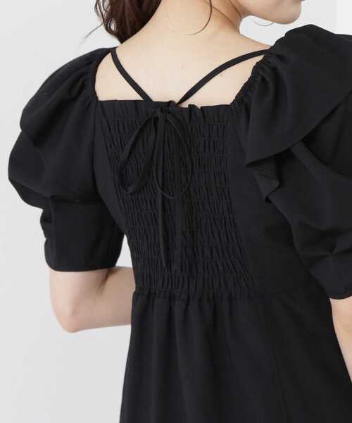 PROPORTION BODY DRESSING(プロポーションボディドレッシング)の「バッククロスマーメイドワンピース / 1213140904(ワンピース・レディース・ブラック/ピンク/ブルー・SMALL/MEDIUM)」の4枚目の写真