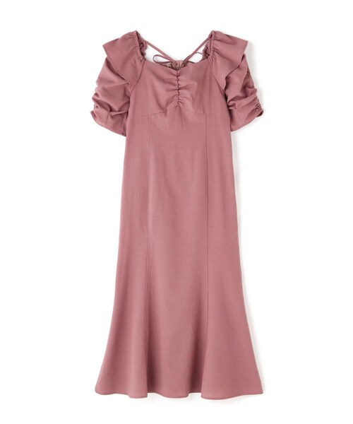 PROPORTION BODY DRESSING(プロポーションボディドレッシング)の「バッククロスマーメイドワンピース / 1213140904(ワンピース・レディース・ブラック/ピンク/ブルー・SMALL/MEDIUM)」の17枚目の写真