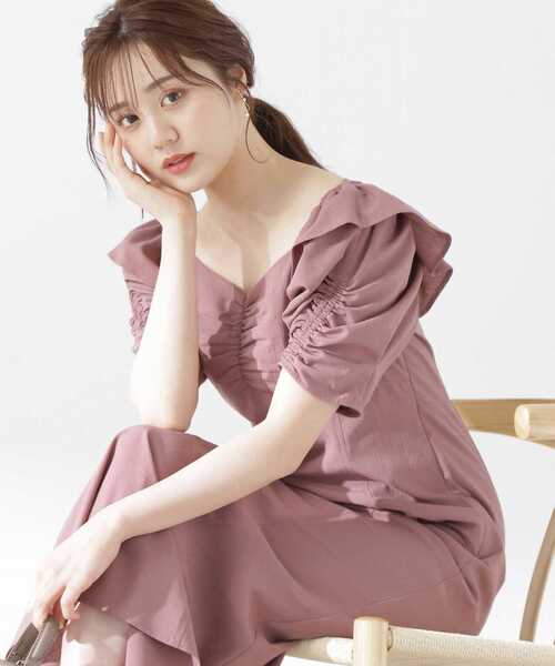 バッククロスマーメイドワンピース PROPORTION BODY DRESSING（プロポーションボディドレッシング