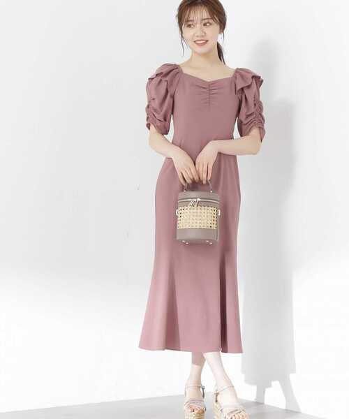 PROPORTION BODY DRESSING(プロポーションボディドレッシング)の「バッククロスマーメイドワンピース / 1213140904(ワンピース・レディース・ブラック/ピンク/ブルー・SMALL/MEDIUM)」の18枚目の写真