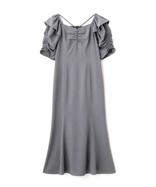 PROPORTION BODY DRESSING(プロポーションボディドレッシング)の「バッククロスマーメイドワンピース / 1213140904(ワンピース・レディース・ブラック/ピンク/ブルー・SMALL/MEDIUM)」の20枚目の写真