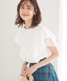 ROPE' PICNIC | 洗える/フリル袖カットトップス(Tシャツ/カットソー)