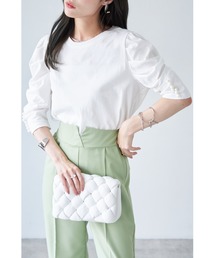 【ZOZO限定】袖口パールタックスリーブプルオーバー